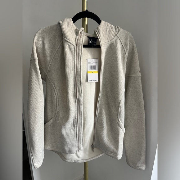 Spyder Cream Full-Zip Hoodie - Picture 1 of 3